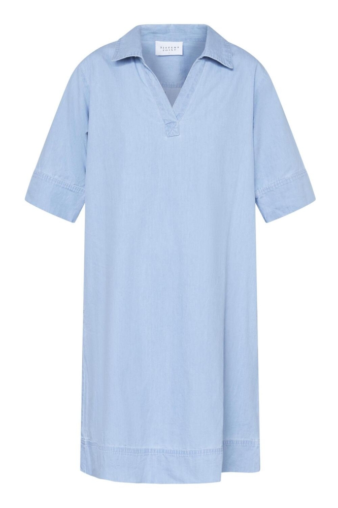 INUSA TUNIC 18486 L BLUE WASH